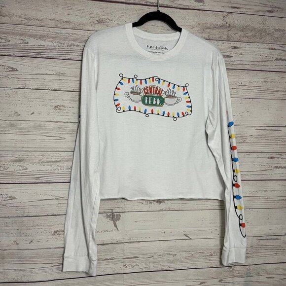 Friends Central Perk‎ Cropped Long Sleeve Medium - Picture 2 of 7